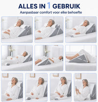 SteunWolk AEROSOL™ | 3-delig Verstelbare wigkussenset
