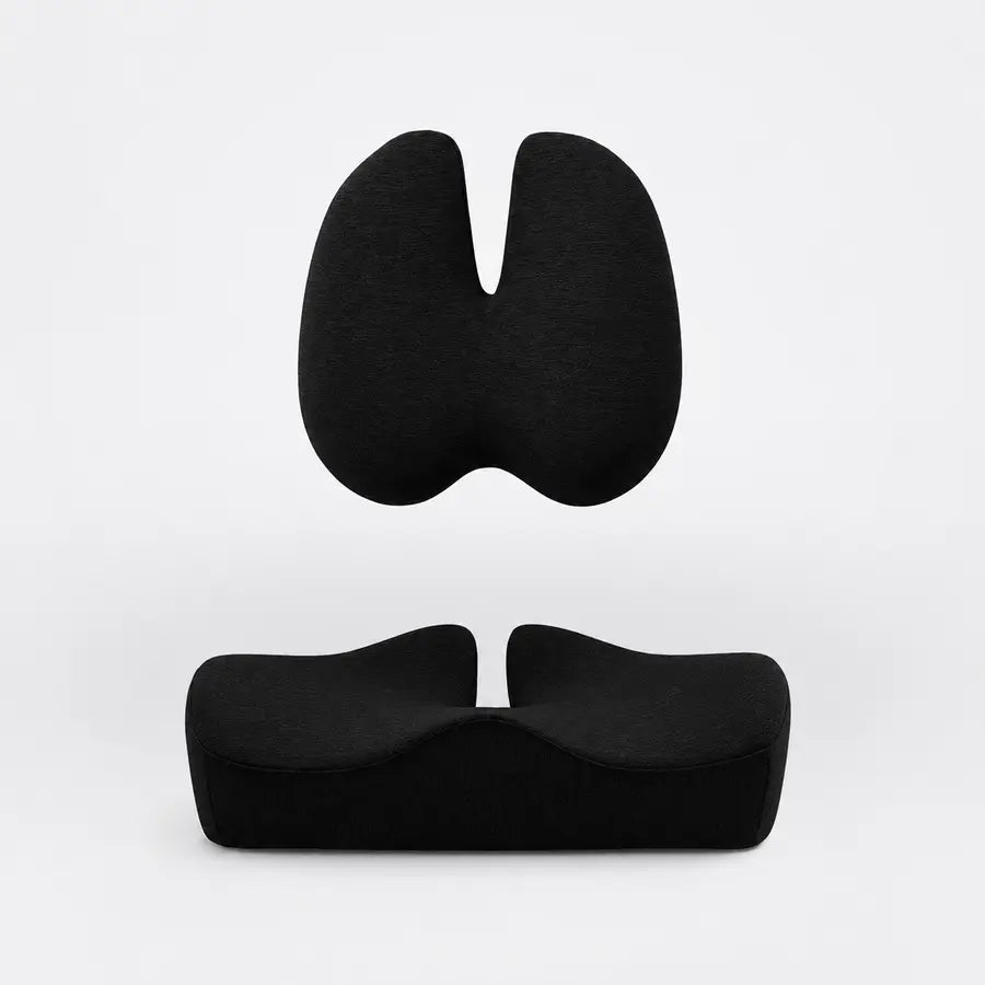 SteunWolk CORE™ | Ergonomische zit- en lendenkussenset