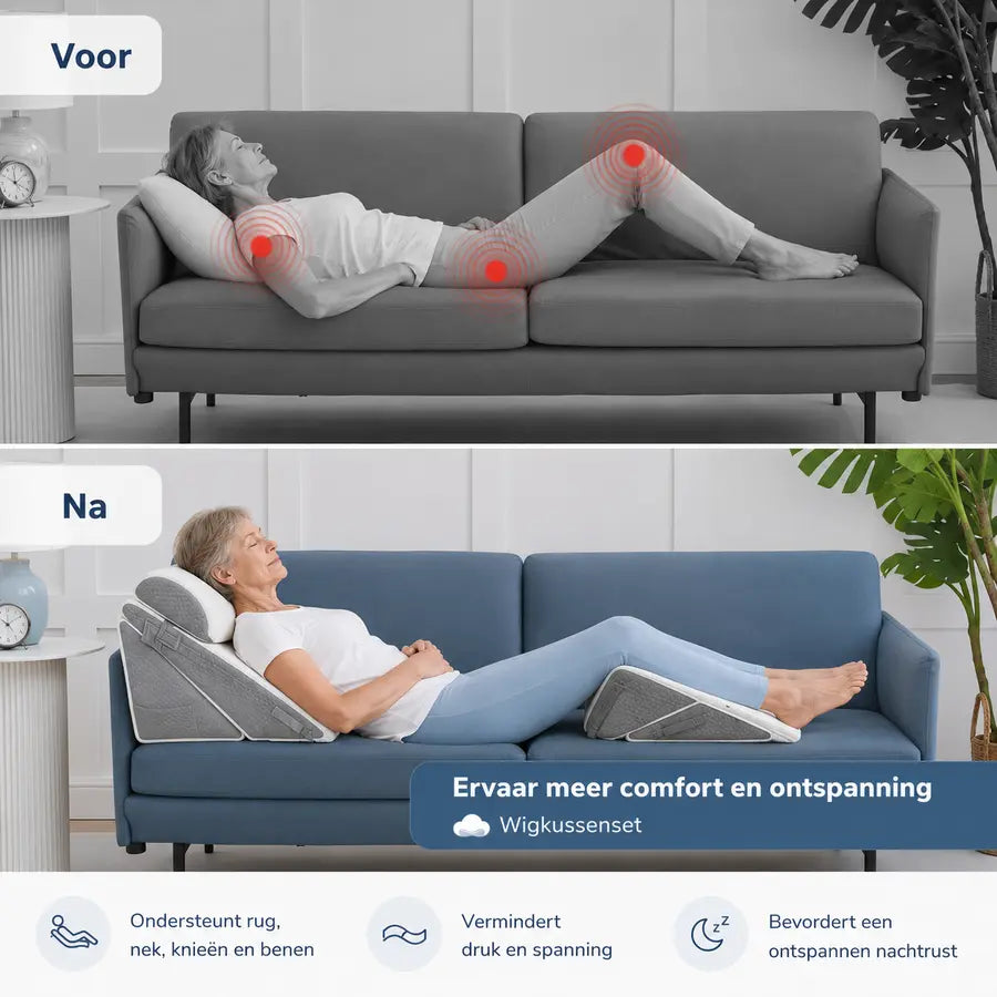 SteunWolk AEROSOL verstelbare wigkussenset – productafbeelding 2