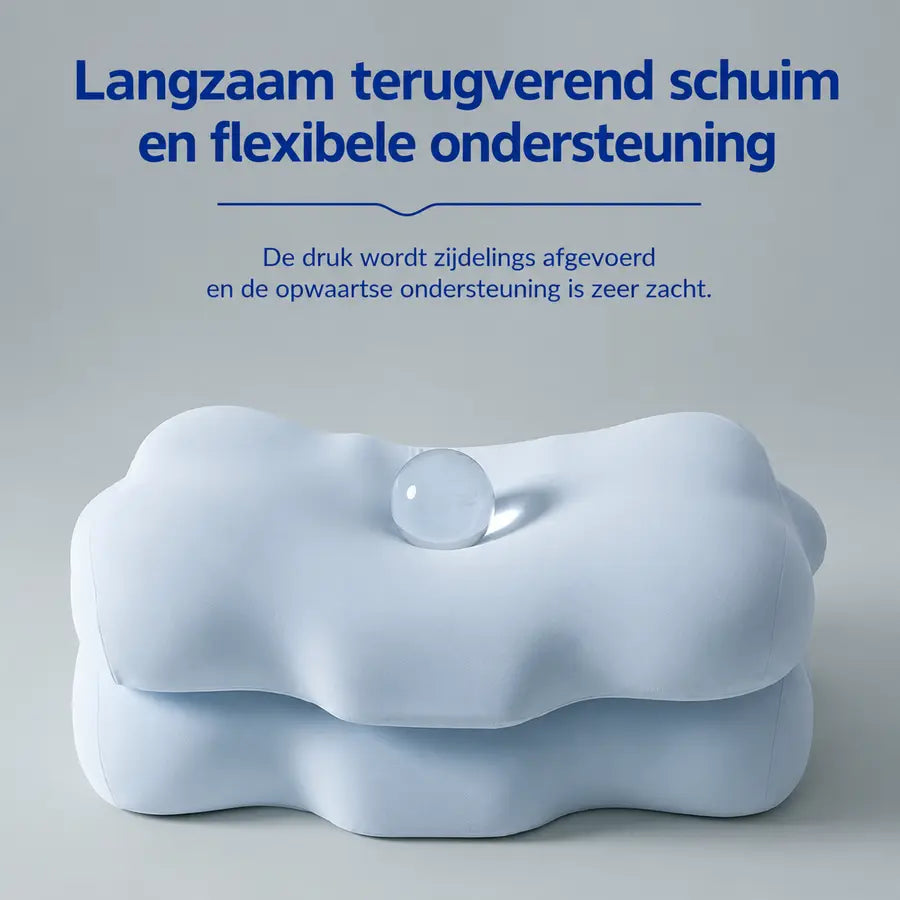 SteunWolk RUST ergonomisch hoofdkussen – productafbeelding 3